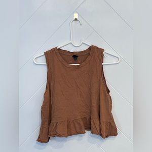 Ruffle Edge Crop